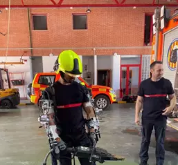 Una empresa vasca desarrolla un exoesqueleto para equipos de rescate y bomberos