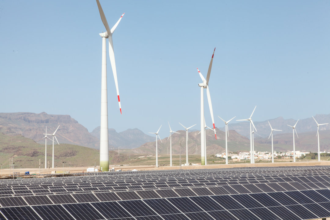 Complejo Energías Renovables Ecoener en Gran Canaria.