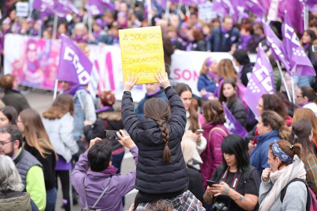 Manifestación del 8M en Madrid. 