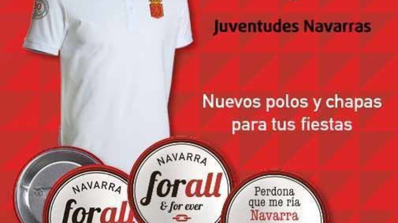 El anuncio de las Juventudes Navarras.