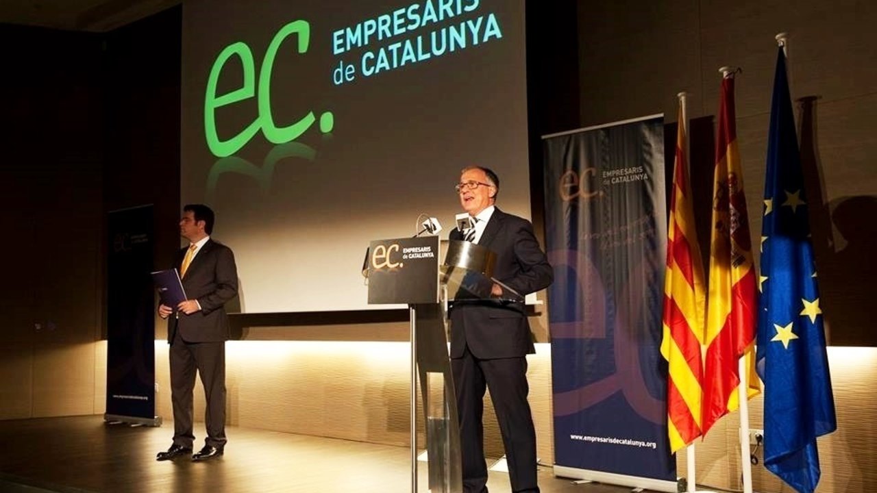 Acto de presentación de Empresaris de Catalunya.