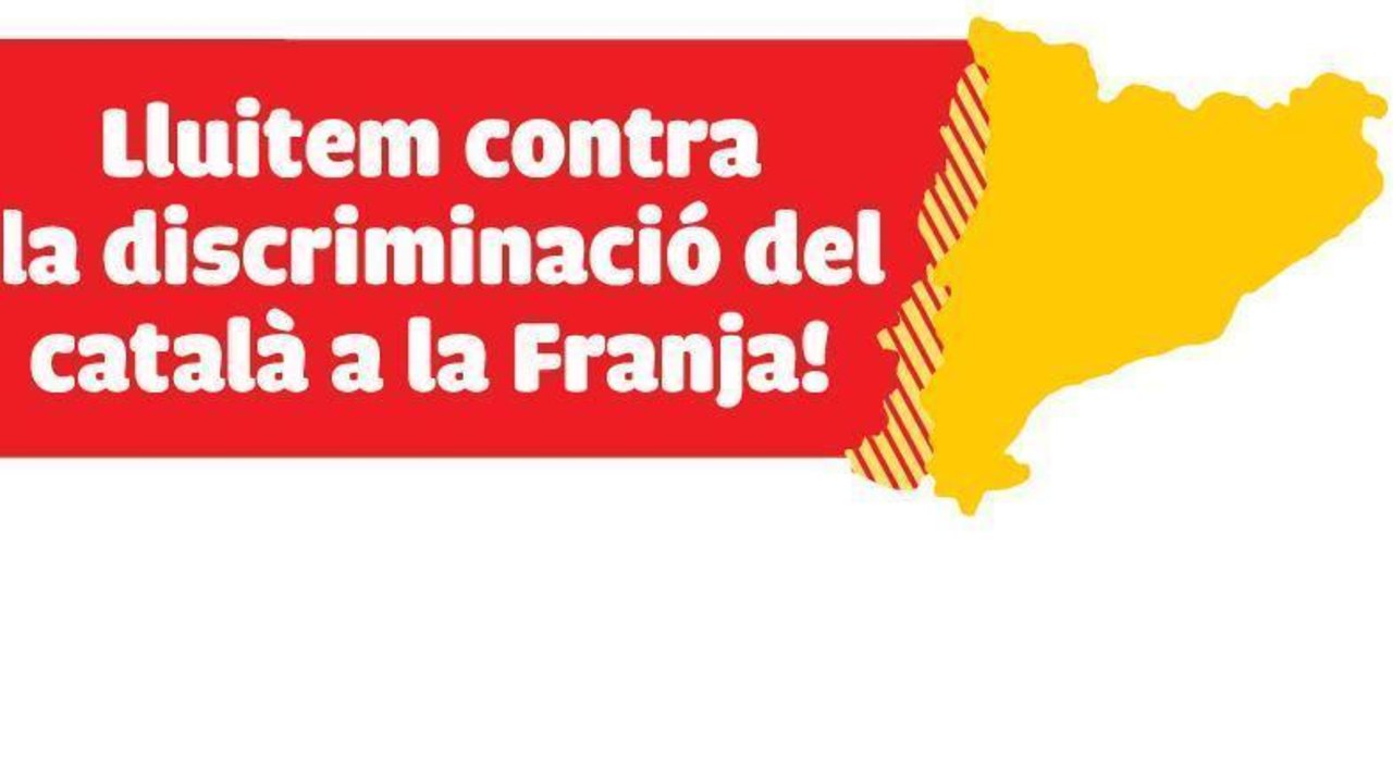 Logo de la campaña contra la "discriminación" del catalán en la Franja de Aragón.