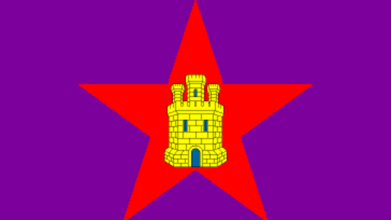 Bandera comunera de Castilla.