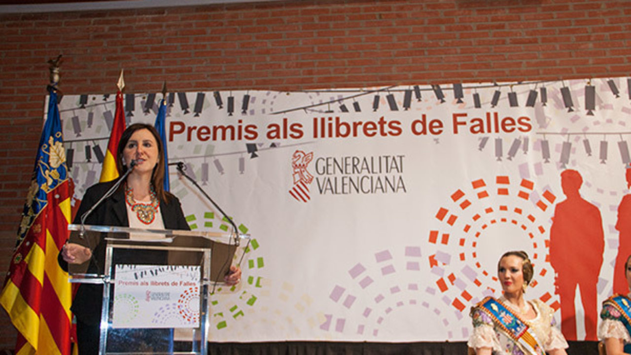Entrega de premios a los llibrets de las fallas, que en 2014 ganó El Mocador de Sagunto.