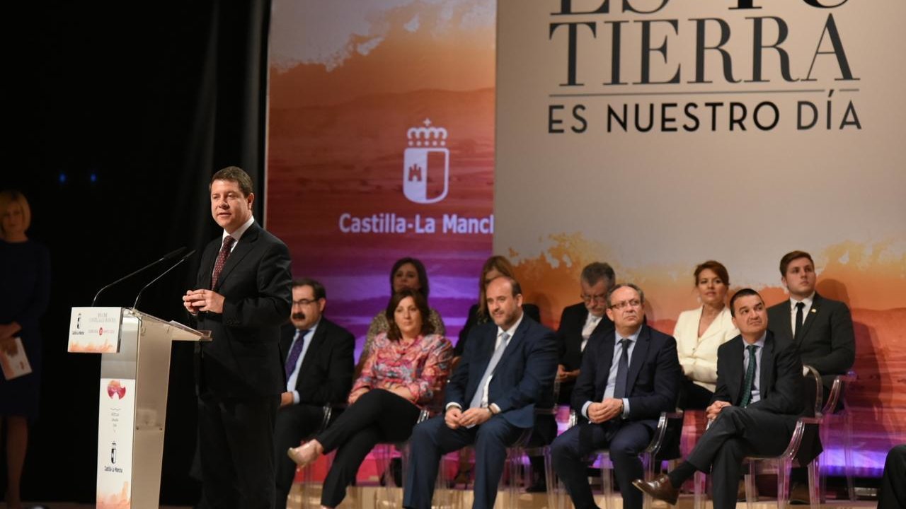 Emiliano García-Page, en el Día de Castilla-La Mancha.