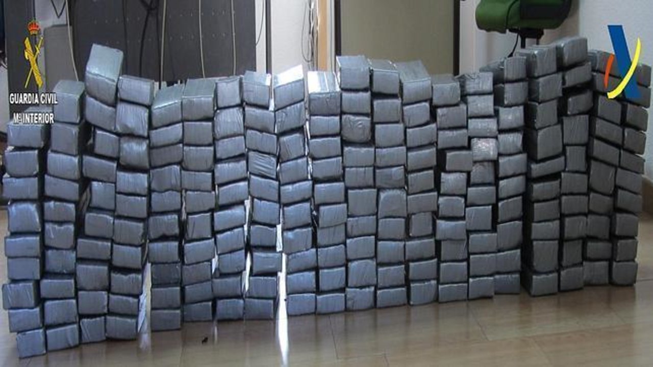Doscientos kilos de cocaína incautados en Valencia.