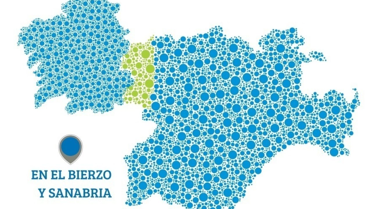 Folleto de la Xunta de Galicia dirigido al Bierzo (León) y Sanabria (Zamora).