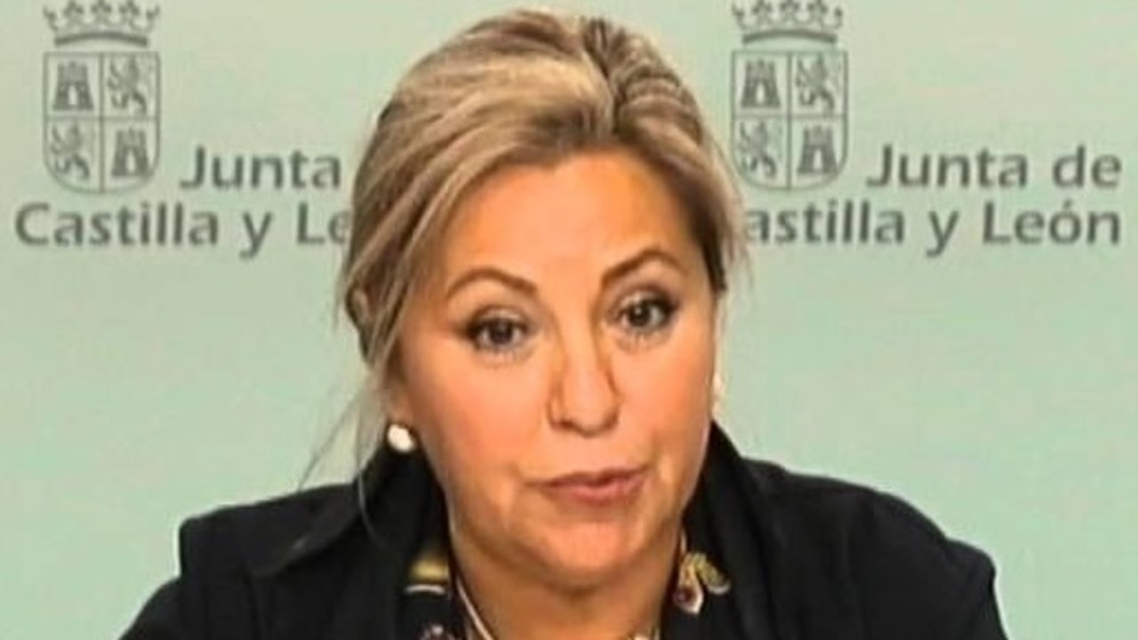 Rosa Valdeón, cuando era vicepresidenta y portavoz de la Junta de Castilla y León.