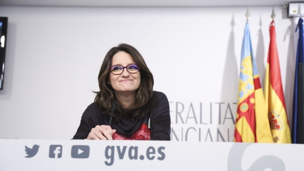 Mónica Oltra, líder de Compromís y vicepresidenta de la Generalitat Valenciana.