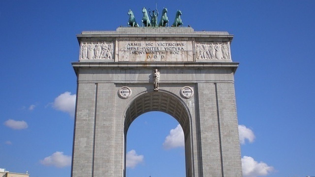 Arco de la Victoria, en Madrid.