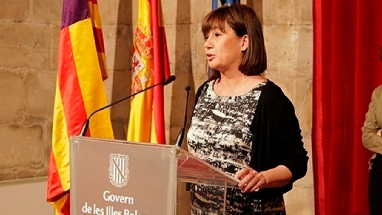 Francina Armengol, presidenta de Baleares.