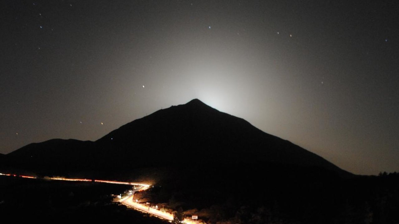 El Teide de noche.