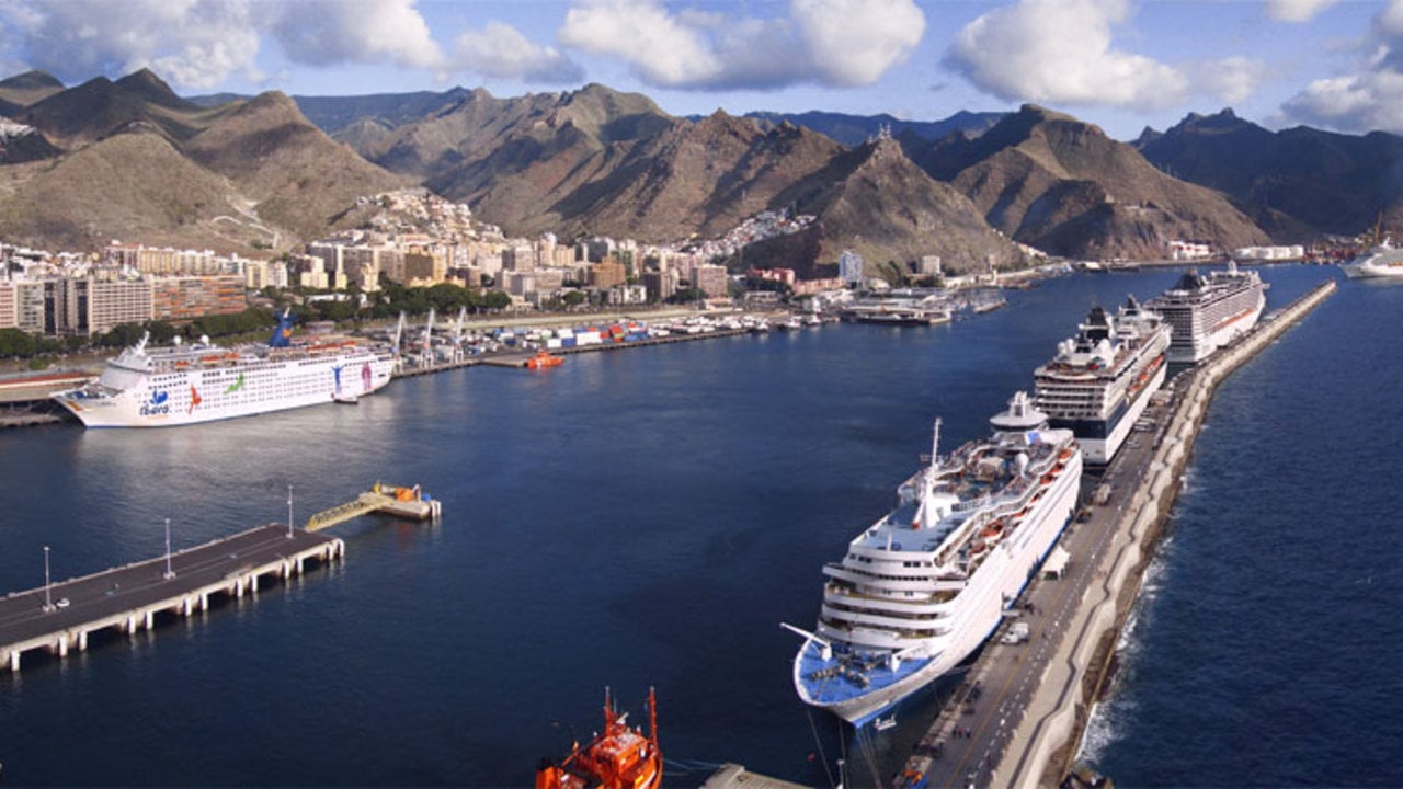 Imagen del puerto de Santa Cruz de Tenerife