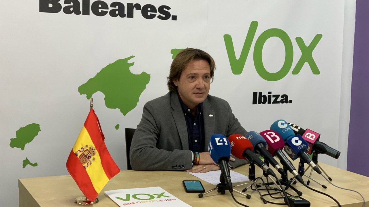 El líder de Vox-Actúa en Baleares, Jorge Campos.