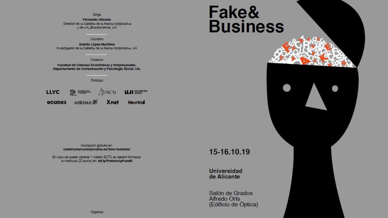 La Universidad de Alicante ha organizado las I Jornadas científicas sobre “fake news” (noticias falsas)