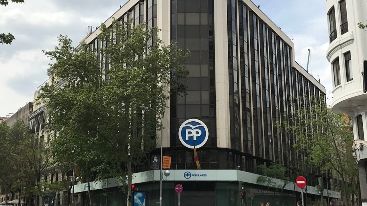 Sede del Partido Popular en Génova