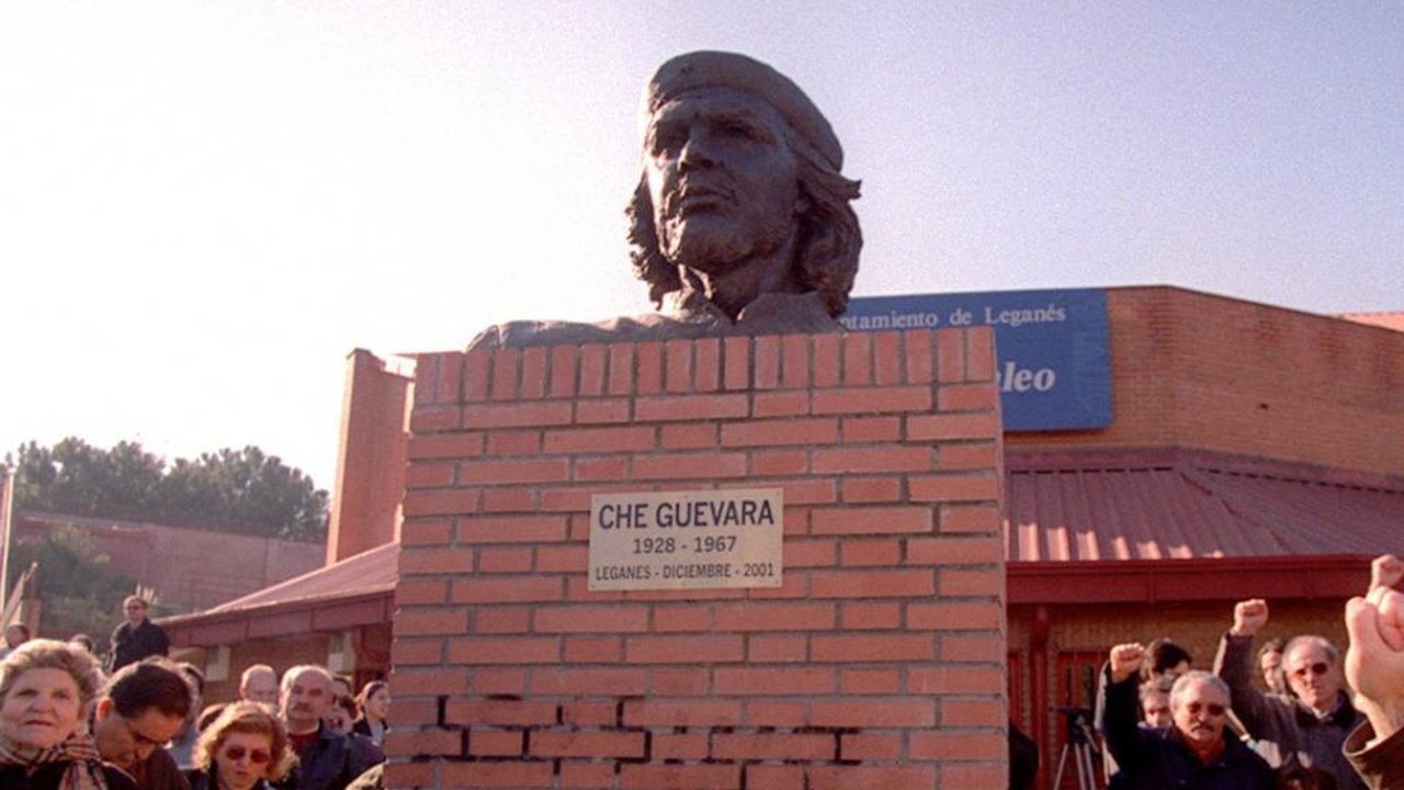 Busto del Che Guevara en Leganés