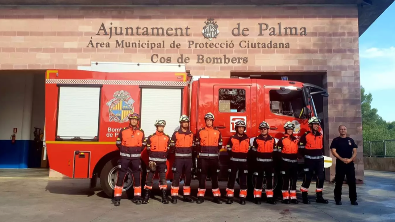 Nuevo vehículo para las zonas rurales de los bomberos de Palma de Mallorca.