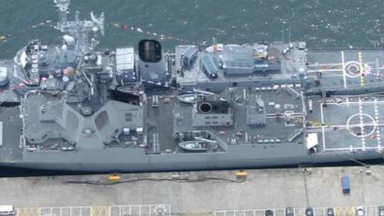 Buques de la Armada en el Arsenal de Ferrol (Foto: Armada).