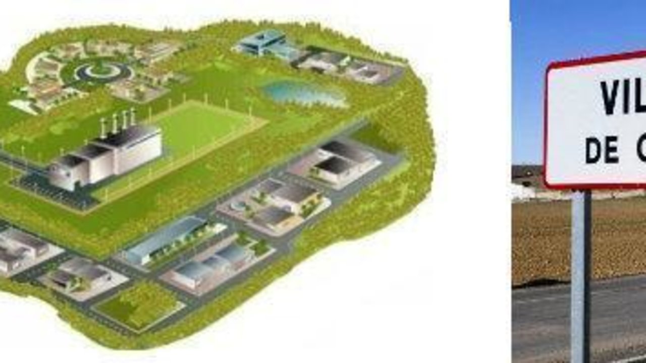 Infografía del futuro cementerio nuclear.