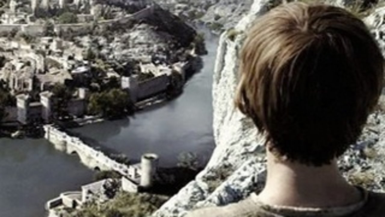 Fotograma de la serie "La peregrina", con una vista de Toledo.