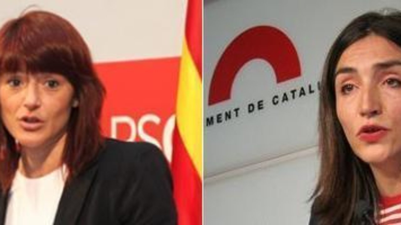 Las socialistas de Cataluña Laia Bonet (izquierda) y Rocío Martínez-Sampere (derecha).