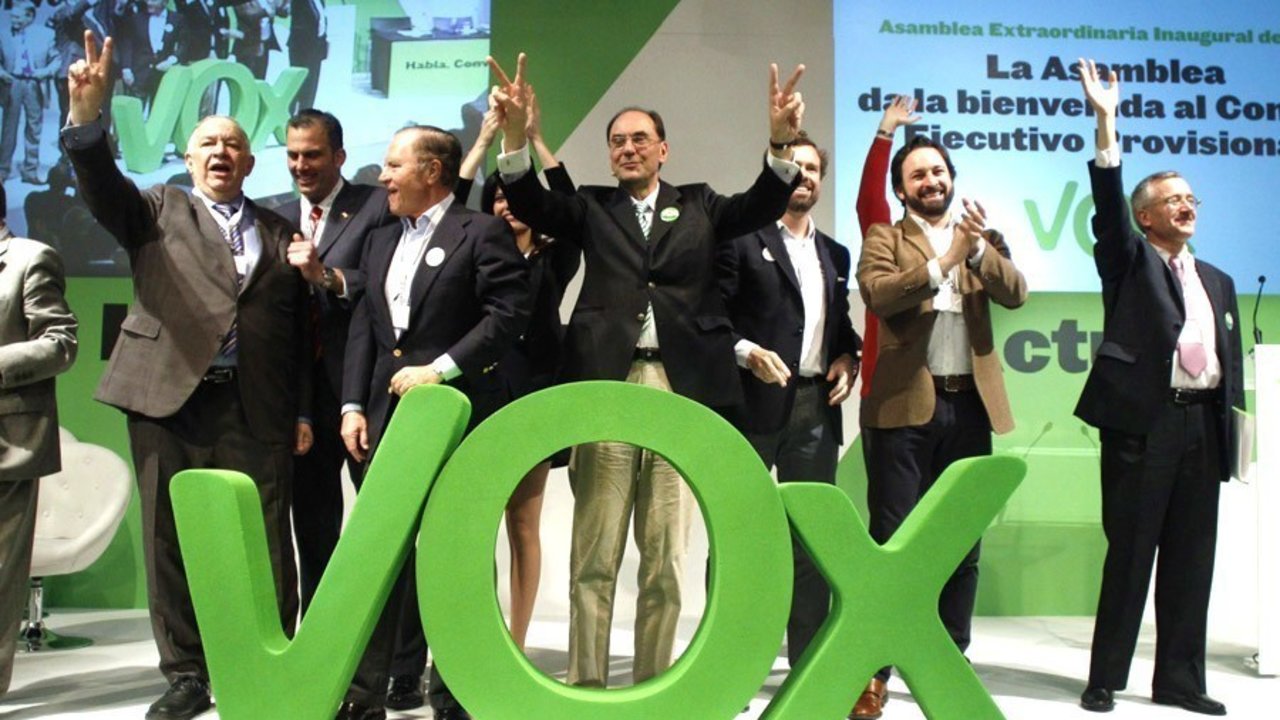 Asamblea Inaugural de Vox en Madrid.