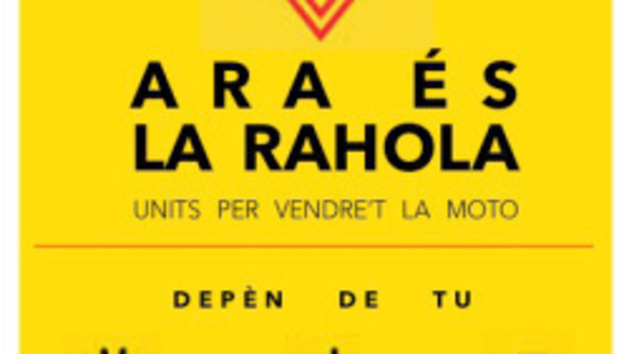 El cartel alternativo propuesto por Dolça Catalunya.