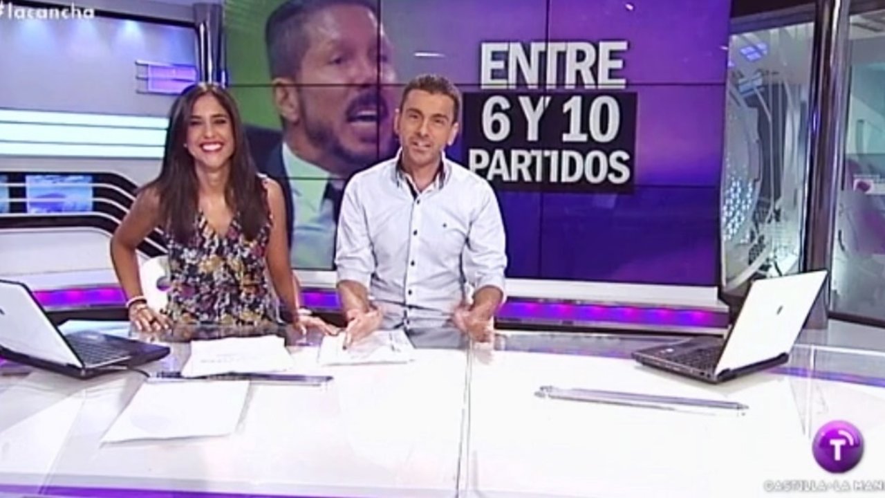 Presentadores de La Cancha, en Castilla-La Mancha Televisión.
