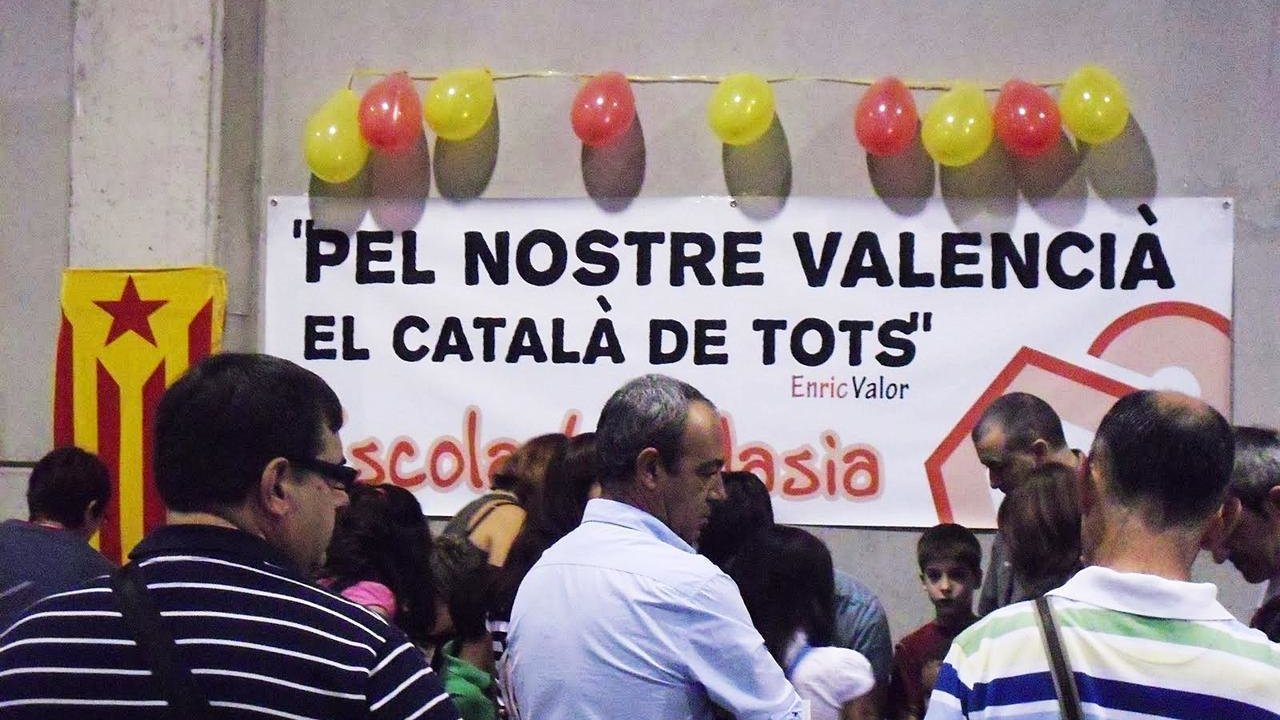Acto catalanista de Escola Valenciana.