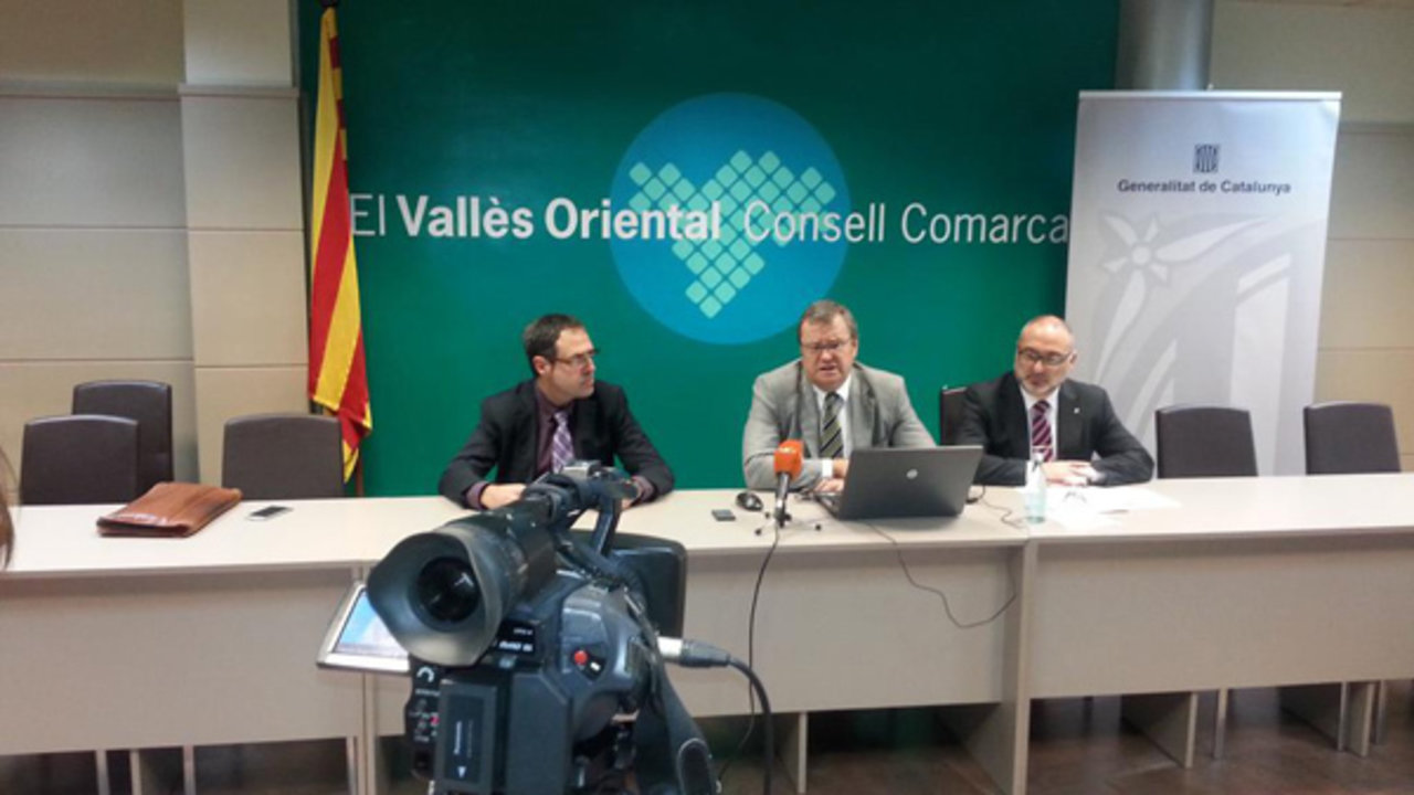 Rueda de prensa del consejo comarcal de El Vallès Oriental