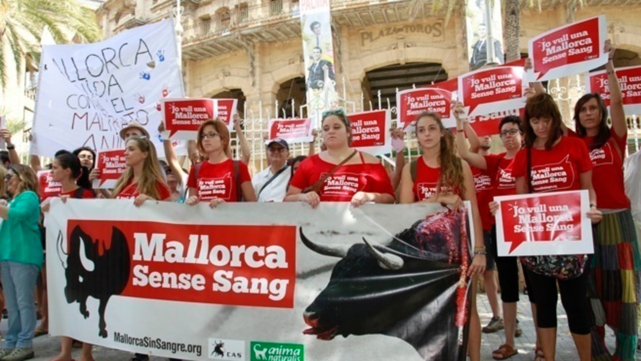 Plataforma antitaurina Mallorca sin sangre.