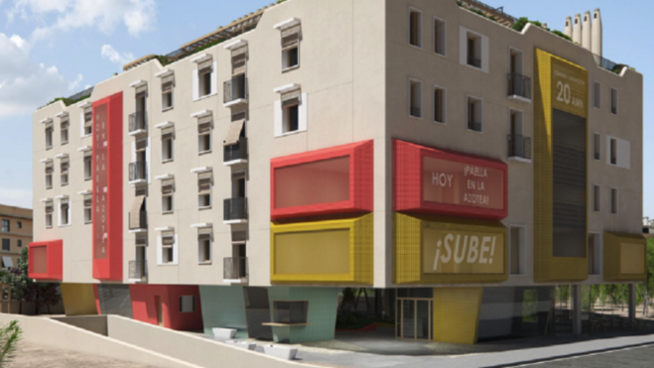 El proyecto del edificio 'artefacto' en el distrito del Retiro de Madrid.