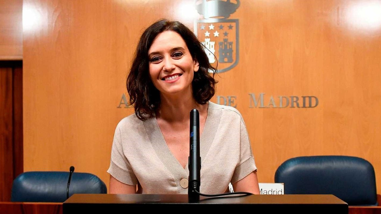 Isabel Díaz Ayuso, en la Asamblea de Madrid