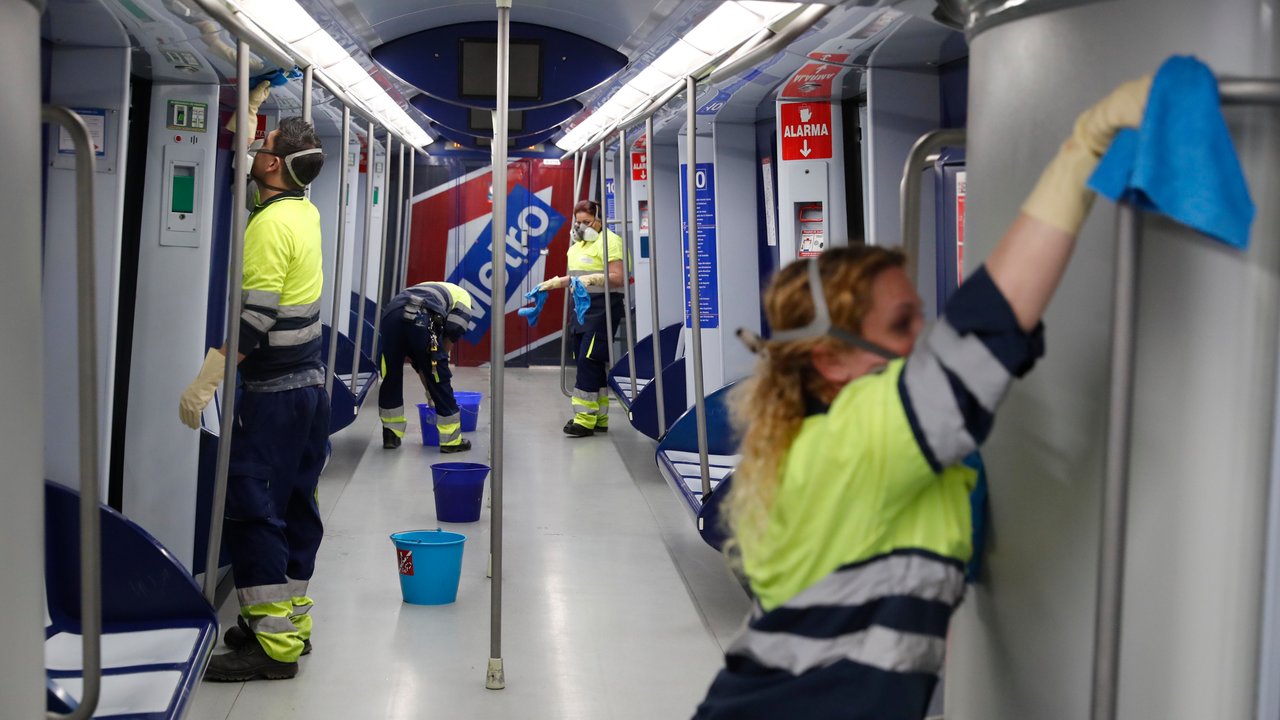 La Comunidad de Madrid aplica medidas extraordinarias para aumentar la seguridad de los viajeros y trabajadores de Metro. Foto de archivo.