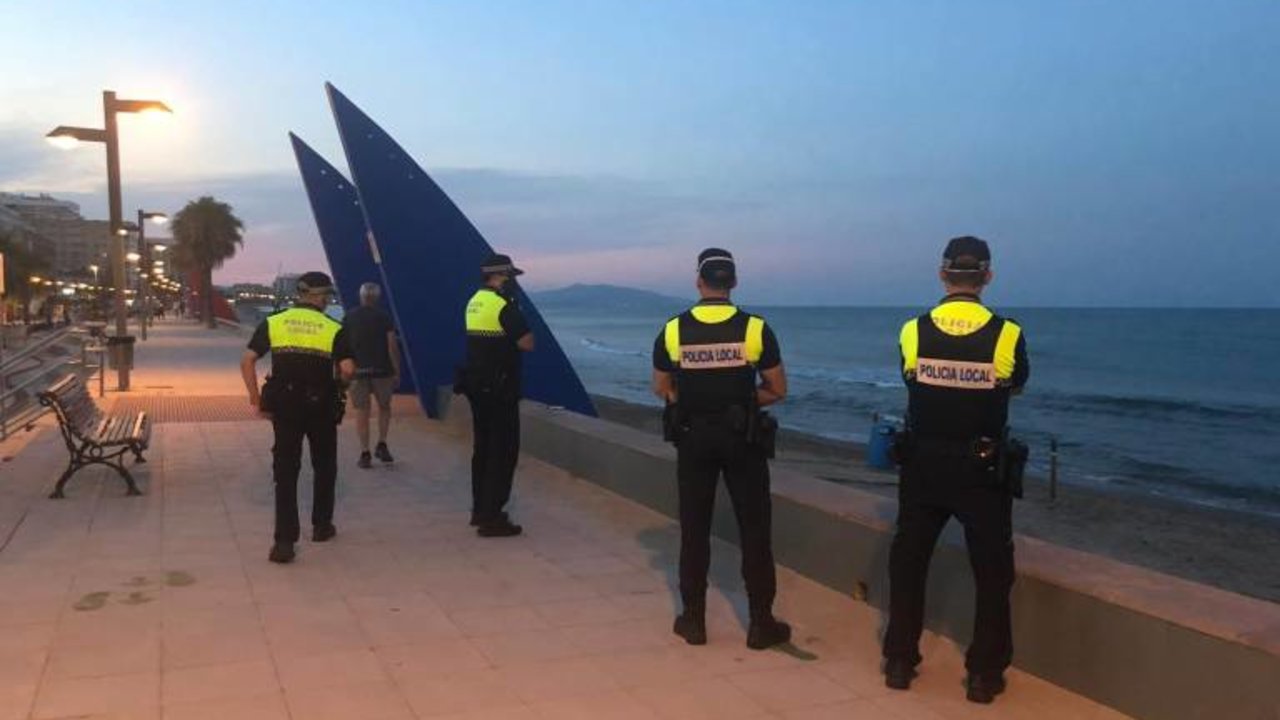 Policías locales de Oropesa del Mar (Castellón)