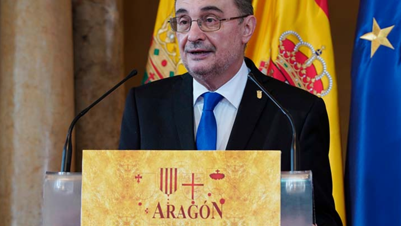 Javier Lambán, presidente autonómico de Aragón