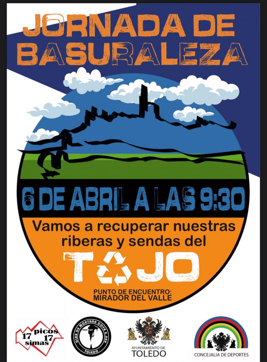 Toledo convoca la primera jornada de Basuraleza para mejorar el entorno de las riberas del Tajo 
