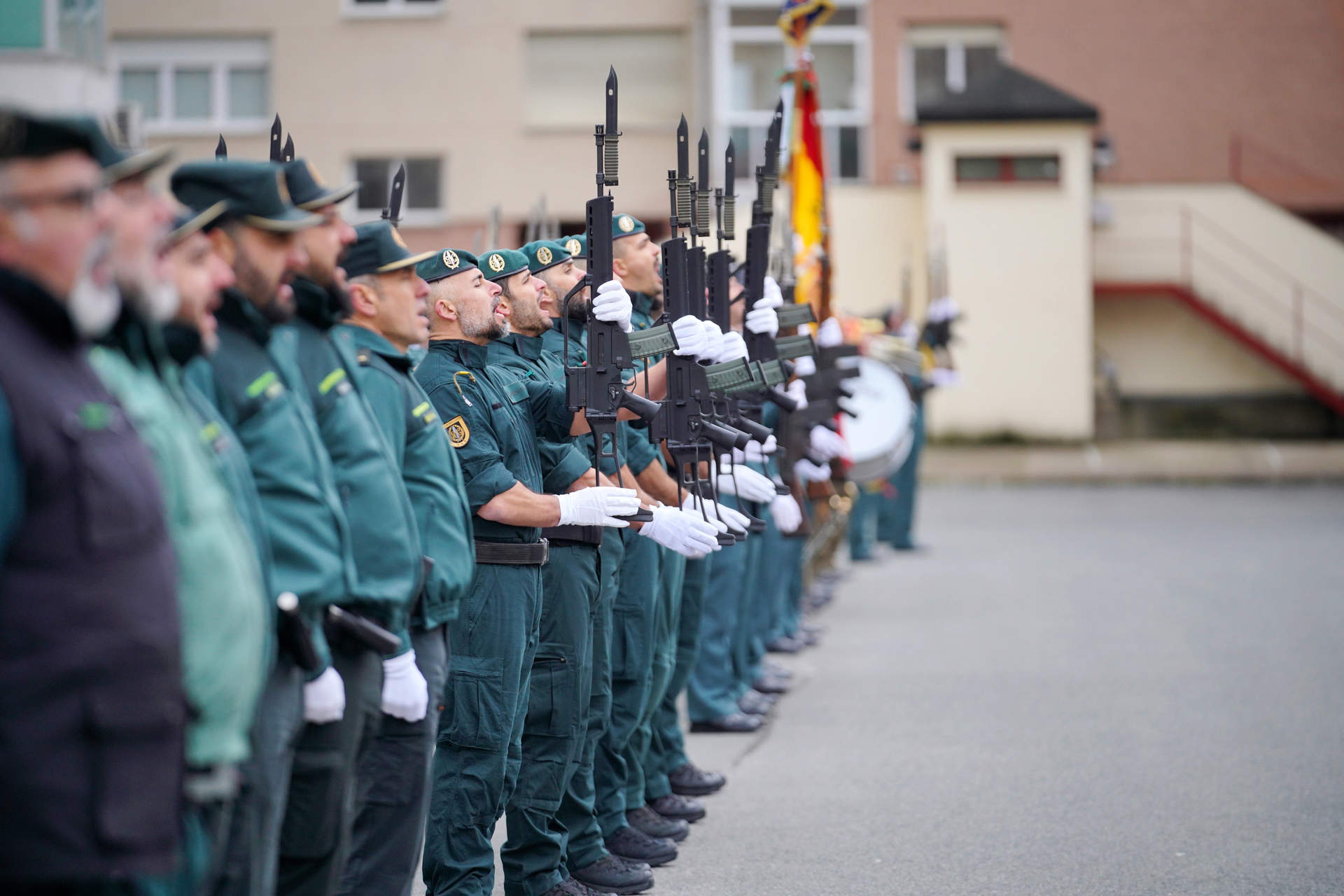 Toma de posesión del jefe de Zona de la Guardia Civil en el País Vasco, en enero de 2023, en Vitoria (Foto: Iñaki Berasaluce / Europa Press).