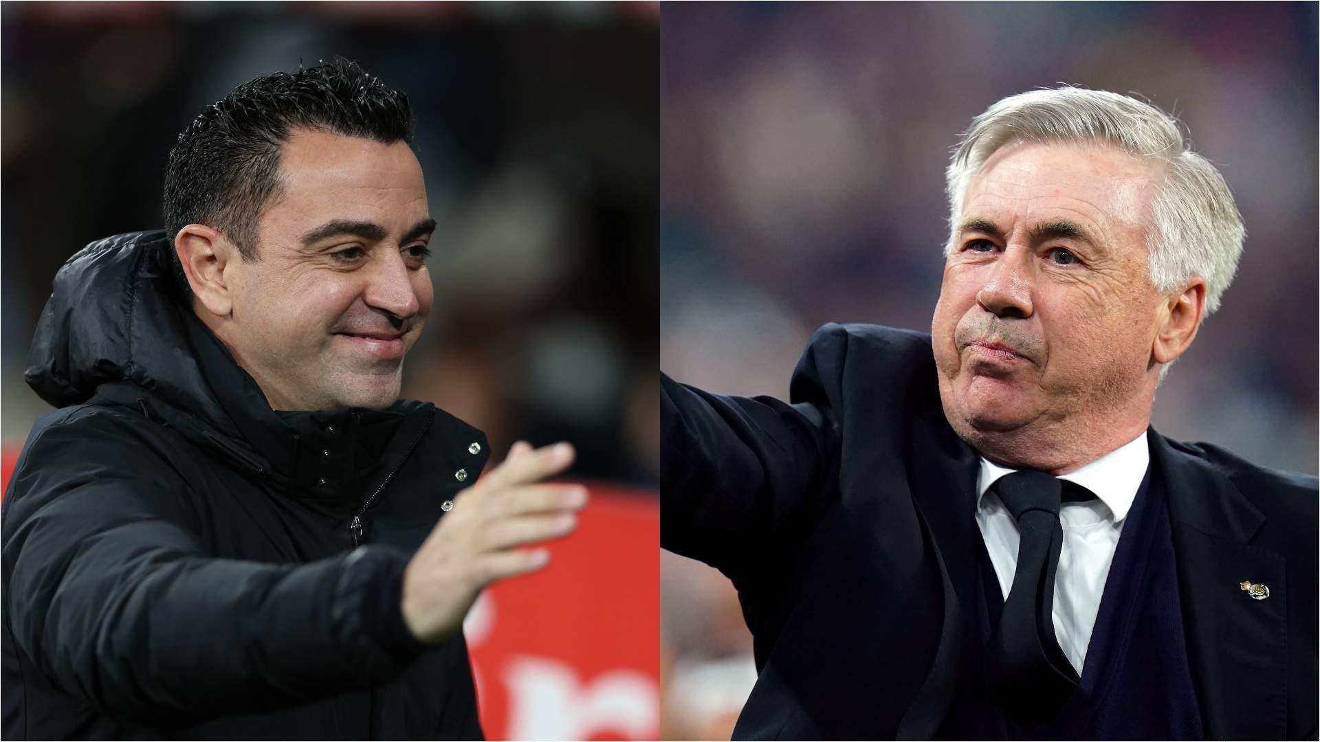 Xavi Hernández y Carlo Ancelotti (Foto: AFP7 / EUROPA PRESS)